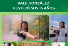 VALE GONZÁLEZ FESTEJÓ SUS 15 AÑOS