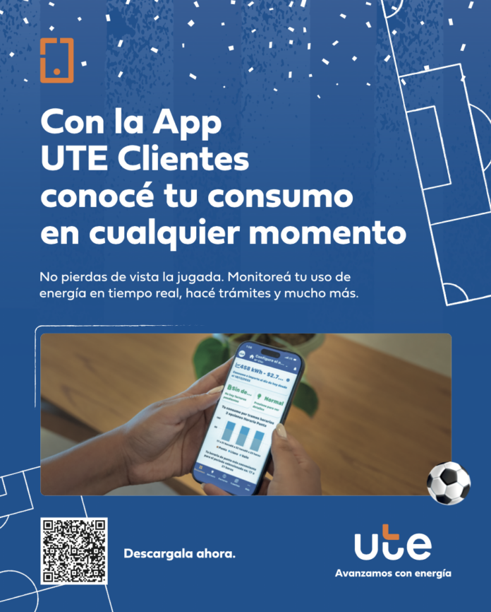 Con la App UTE Clientes conocé tu consumo en cualquier momento