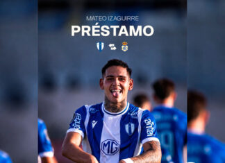 Mateo Izaguirre da el salto al fútbol español y jugará en el Recreativo Huelva