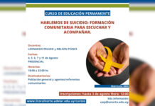 Salto abre curso comunitario sobre prevención del suicidio