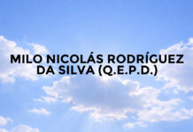 MILO NICOLÁS RODRÍGUEZ DA SILVA (Q.E.P.D.)