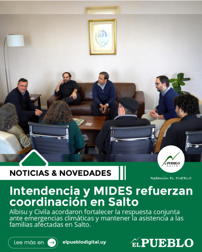 Intendencia y MIDES refuerzan coordinación en Salto