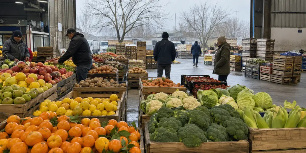 Mercado mayorista: frutas y hortalizas cambian de precio