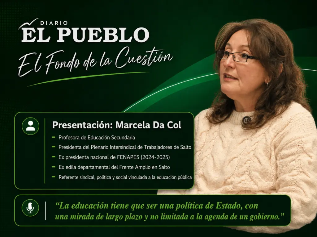 Marcela Da Col educación como política de Estado