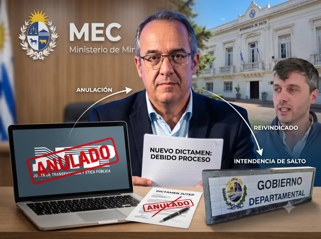El MEC anuló la resolución de la Jutep que acusaba de corrupción a la Intendencia de Salto