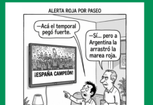 Alerta roja por paseo